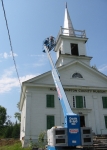 Restauration d'une église en Estrie - nos compétences s'étendent à la conservation des bâtiments du patrimoine